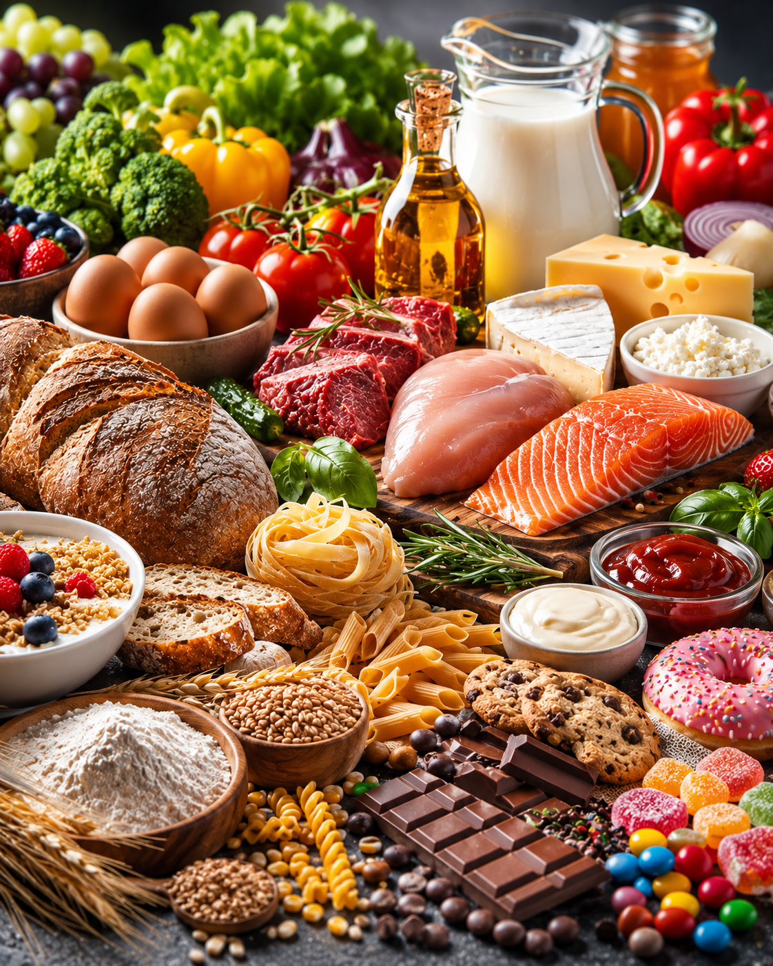 Industrial food powder processing and ingredient handling application