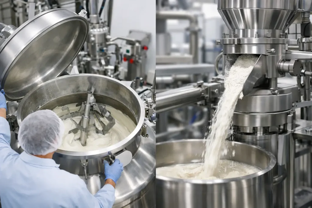 Batch Mixing vs Continuous Mixing