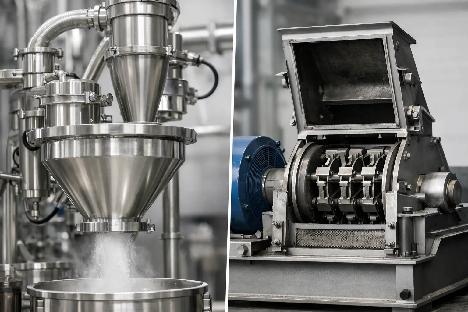 Jet Mill vs Hammer Mill for Industrial Processing