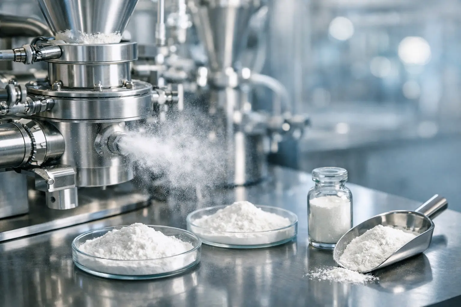 Micronization Process for Precise Powders
