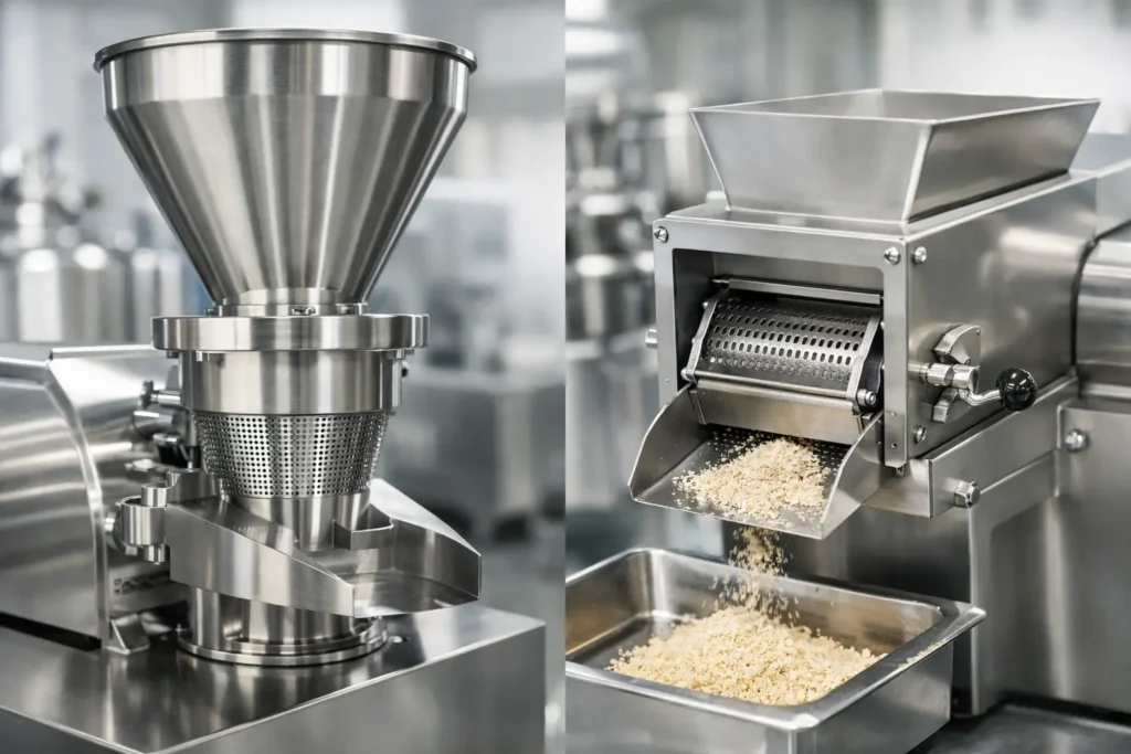 Cone Mill Versus Oscillating Granulator Compared