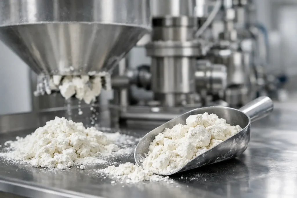 Powder Caking Causes in Industrial Processing
