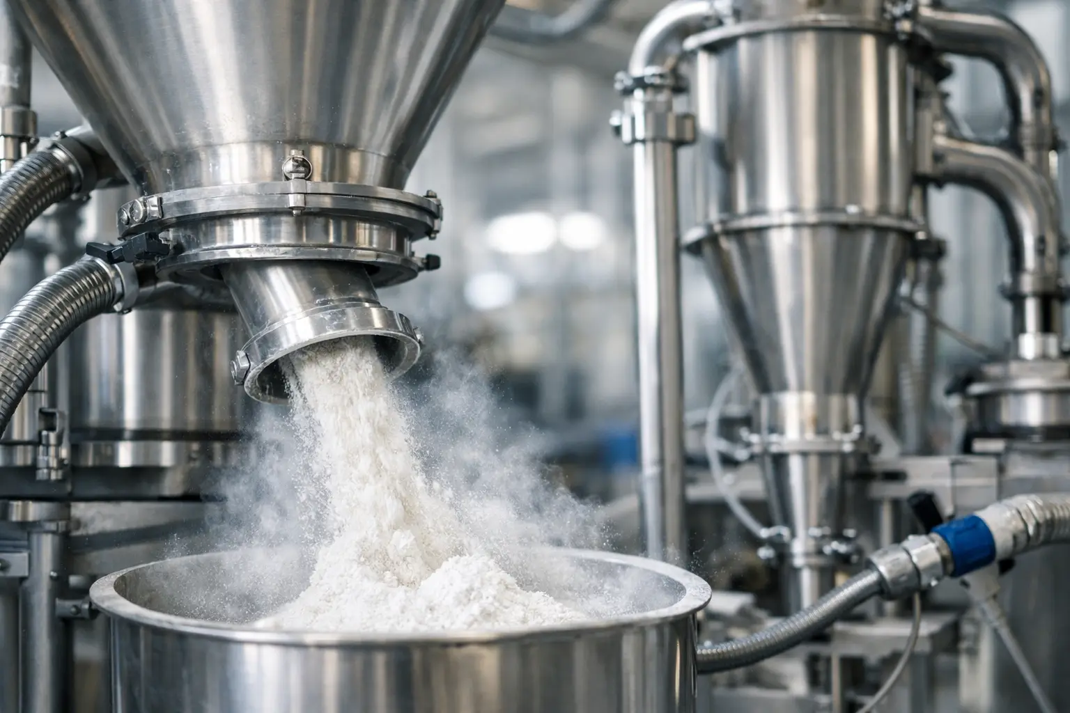 Powder Conveying System Design for Reliable Flow