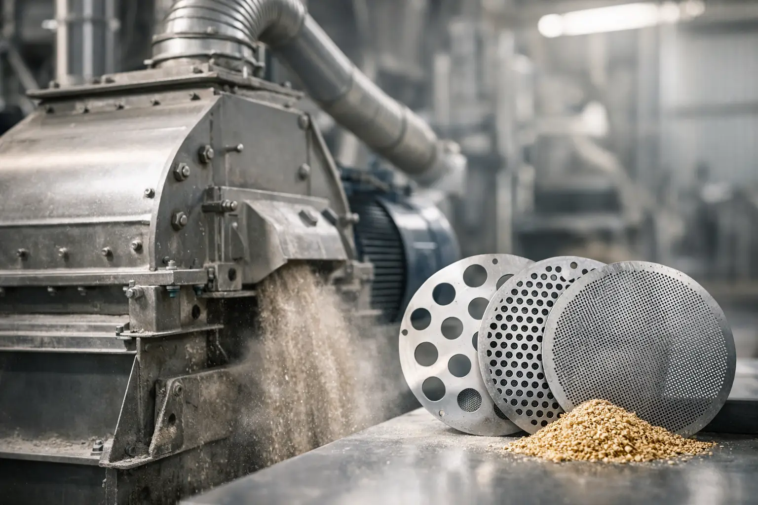 Optimising Hammer Mill Screen Selection for Output