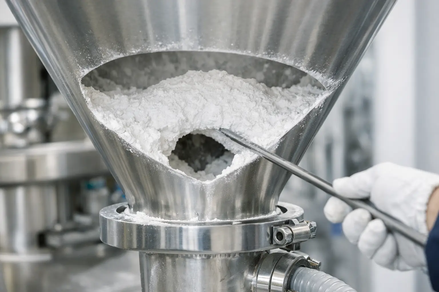 Powder Bridging Causes and How to Stop Them