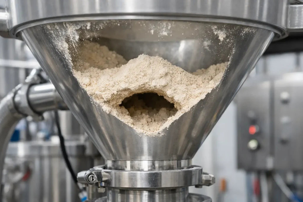 Why Do Powders Bridge in Process Equipment?